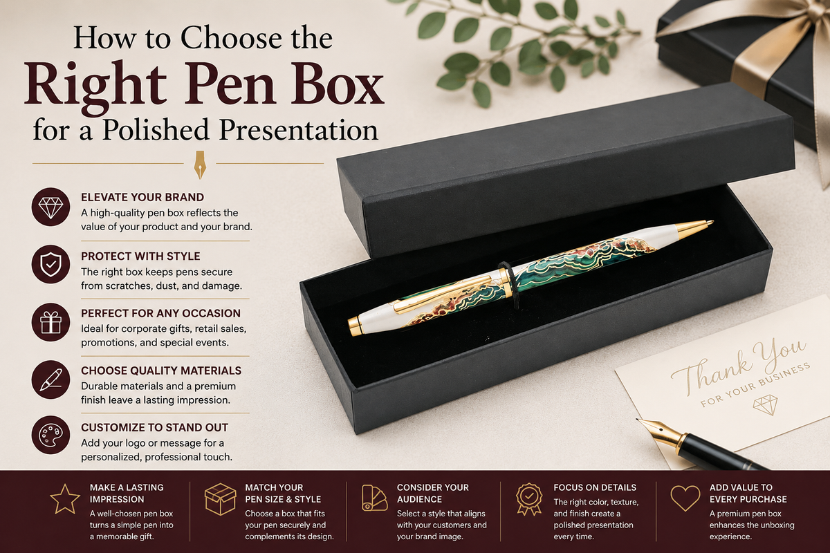 How to Choose the Right Pen Box for a Polished Presentation