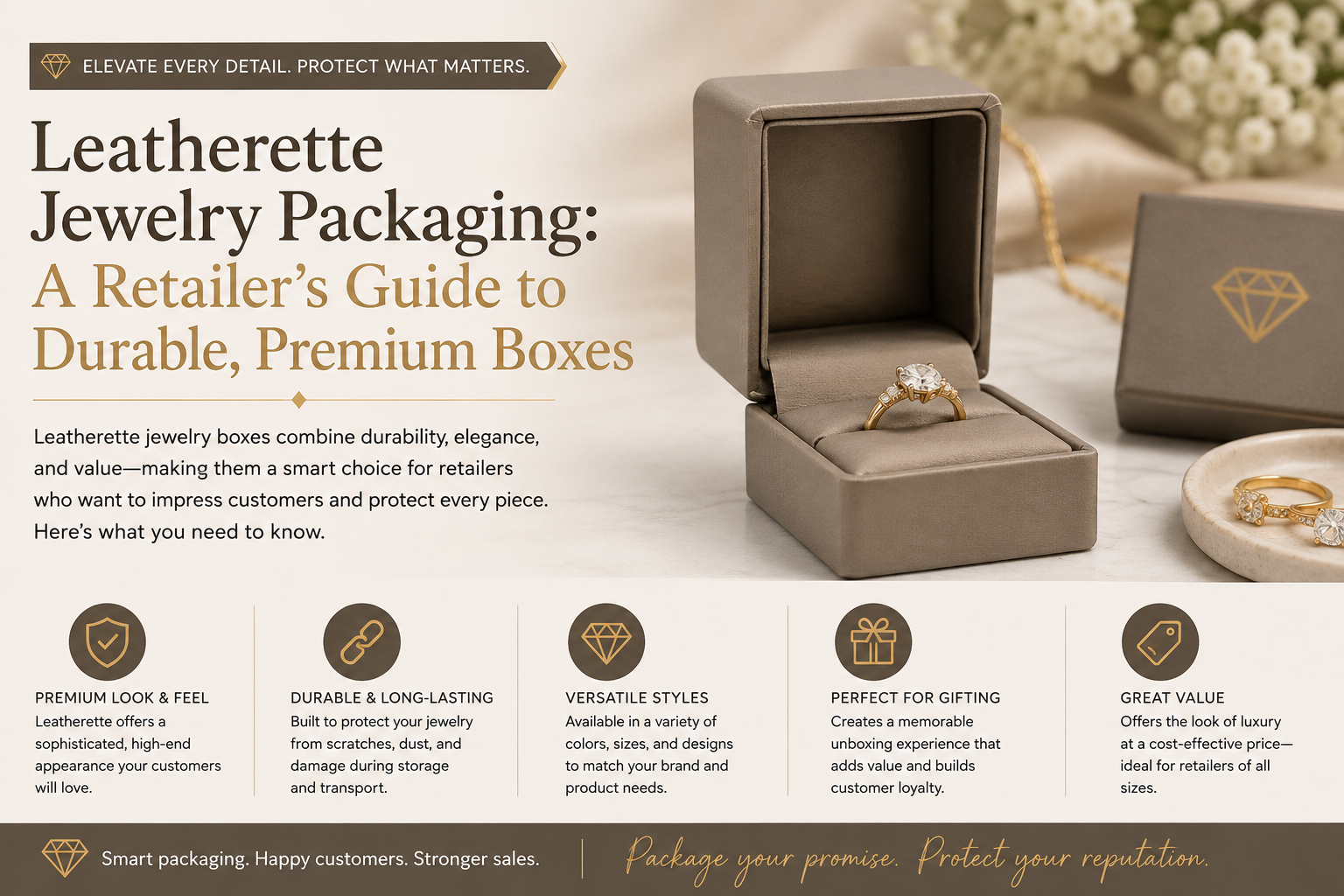 Leatherette Jewelry Packaging: A Retailer's Guide to Durable, Premium Boxes