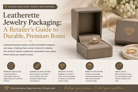 Leatherette Jewelry Packaging: A Retailer's Guide to Durable, Premium Boxes
