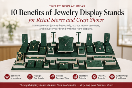 10 Benefits of Jewelry Display Stands for Retail Stores and Craft Shows