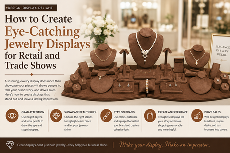 How to Create Eye-Catching Jewelry Displays for Retail and Trade Shows