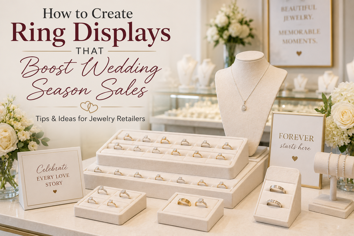 How to Create Ring Displays That Boost Wedding Season Sales