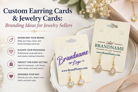 Custom Earring & Jewelry Cards: Branding Ideas for Jewelry Sellers