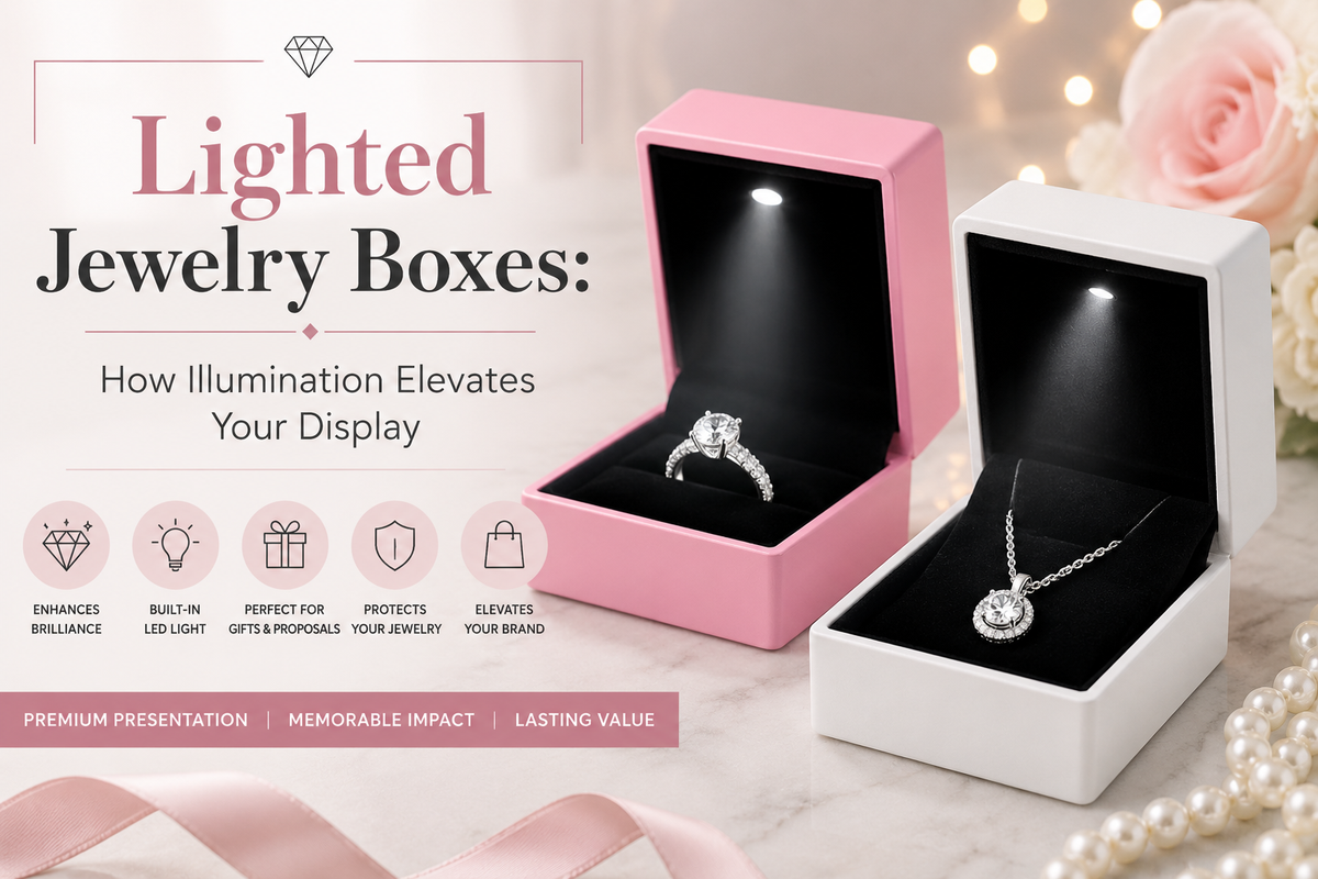 Lighted Jewelry Boxes: How Illumination Elevates Your Display