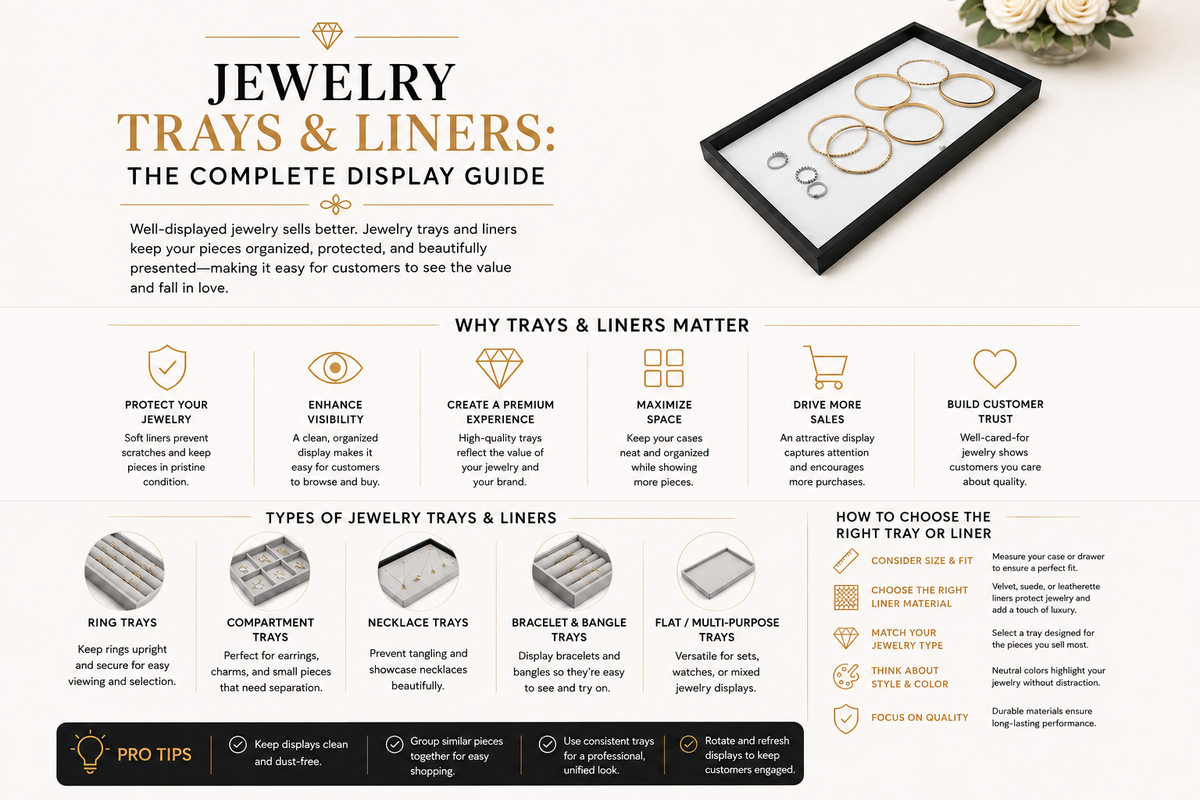 Jewelry Trays and Liners: The Complete Display Guide