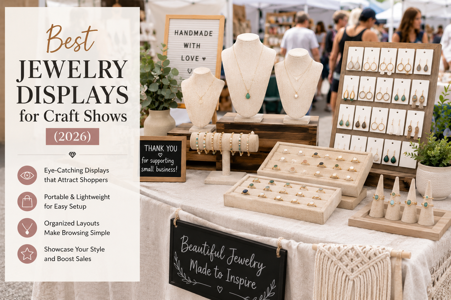 Best Jewelry Displays for Craft Shows (2026)