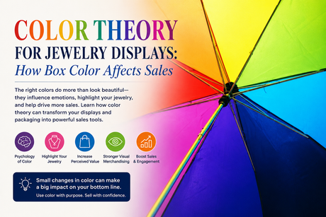 Color Theory for Jewelry Displays: How Box Color Affects Sales