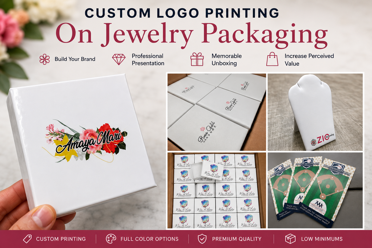 A Guide to Custom Logo Printing on Jewelry Packaging Boxes