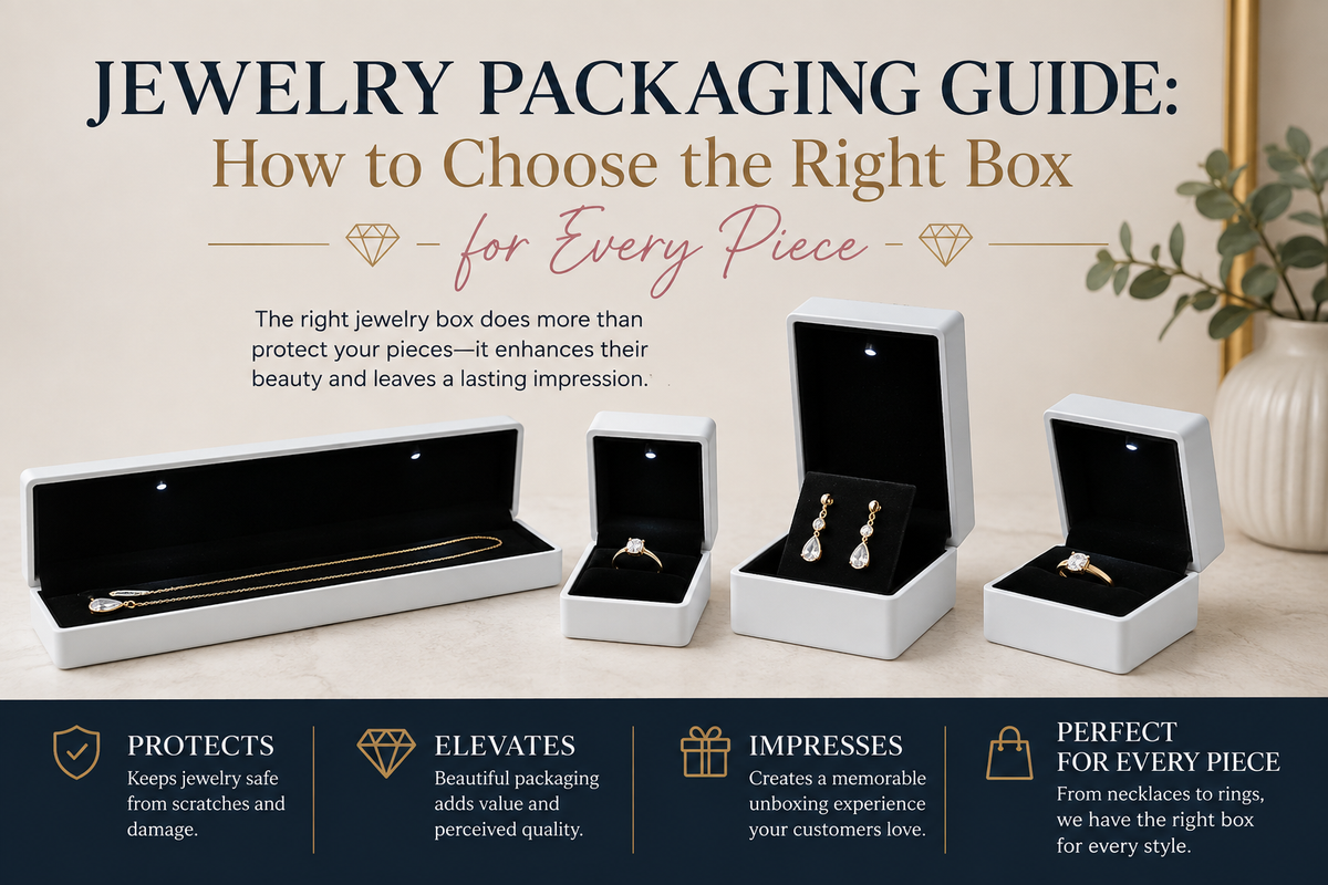 Jewelry Packaging Guide: How to Choose the Right Box for Every Piece
