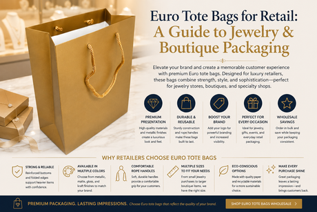 Euro Tote Bags for Retail: A Guide to Jewelry & Boutique Packaging