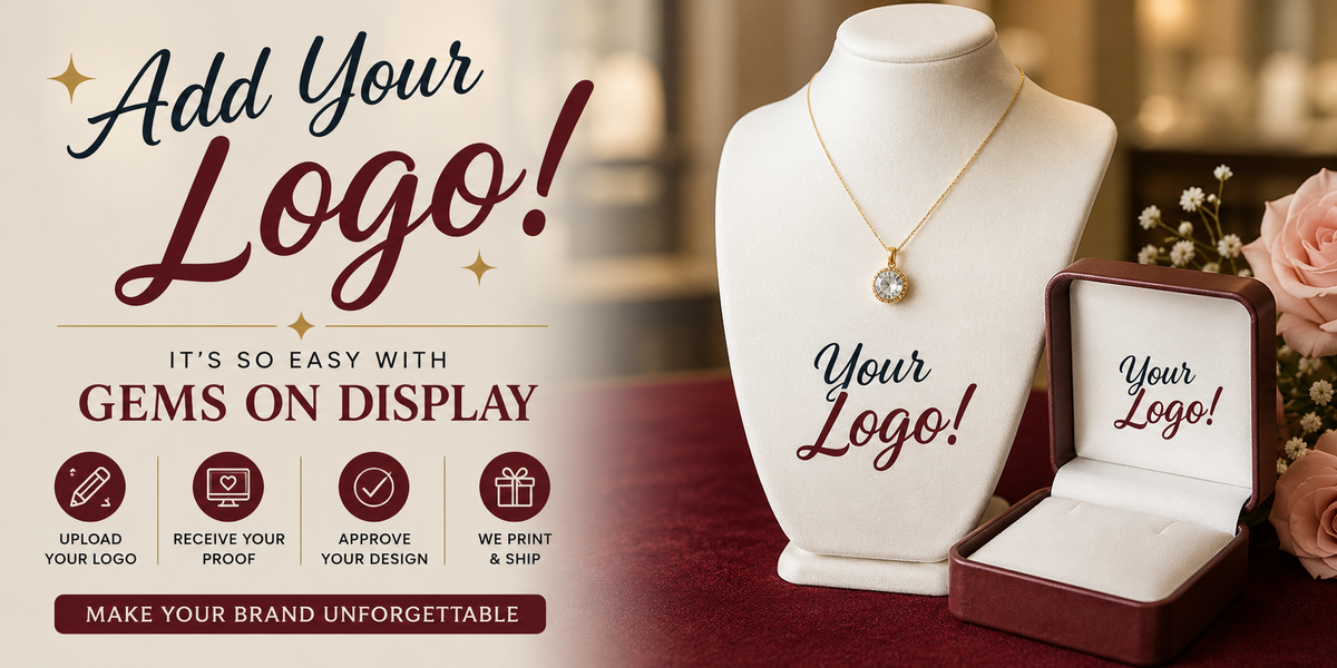 How to Add Your Logo to Custom Jewelry Packaging & Displays