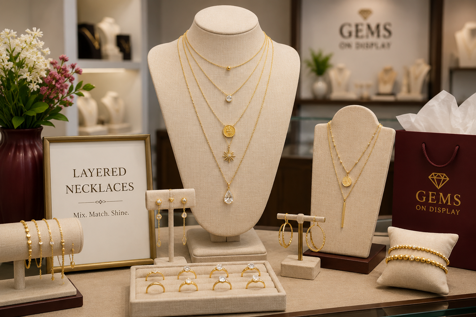 How to Display Layered Necklaces Without Tangles