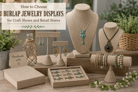 How to Choose Burlap Jewelry Displays for Craft Shows and Retail Stores