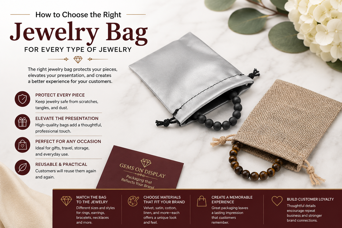 How to Choose the Right Jewelry Bag for Every Type of Jewelry