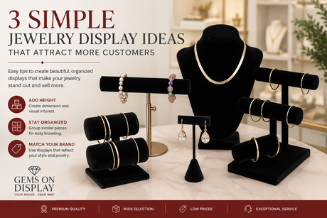 3 Simple Jewelry Display Ideas That Attract More Customers