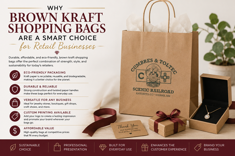 Why Brown Kraft Shopping Bags Are a Smart Choice for Retail Businesses