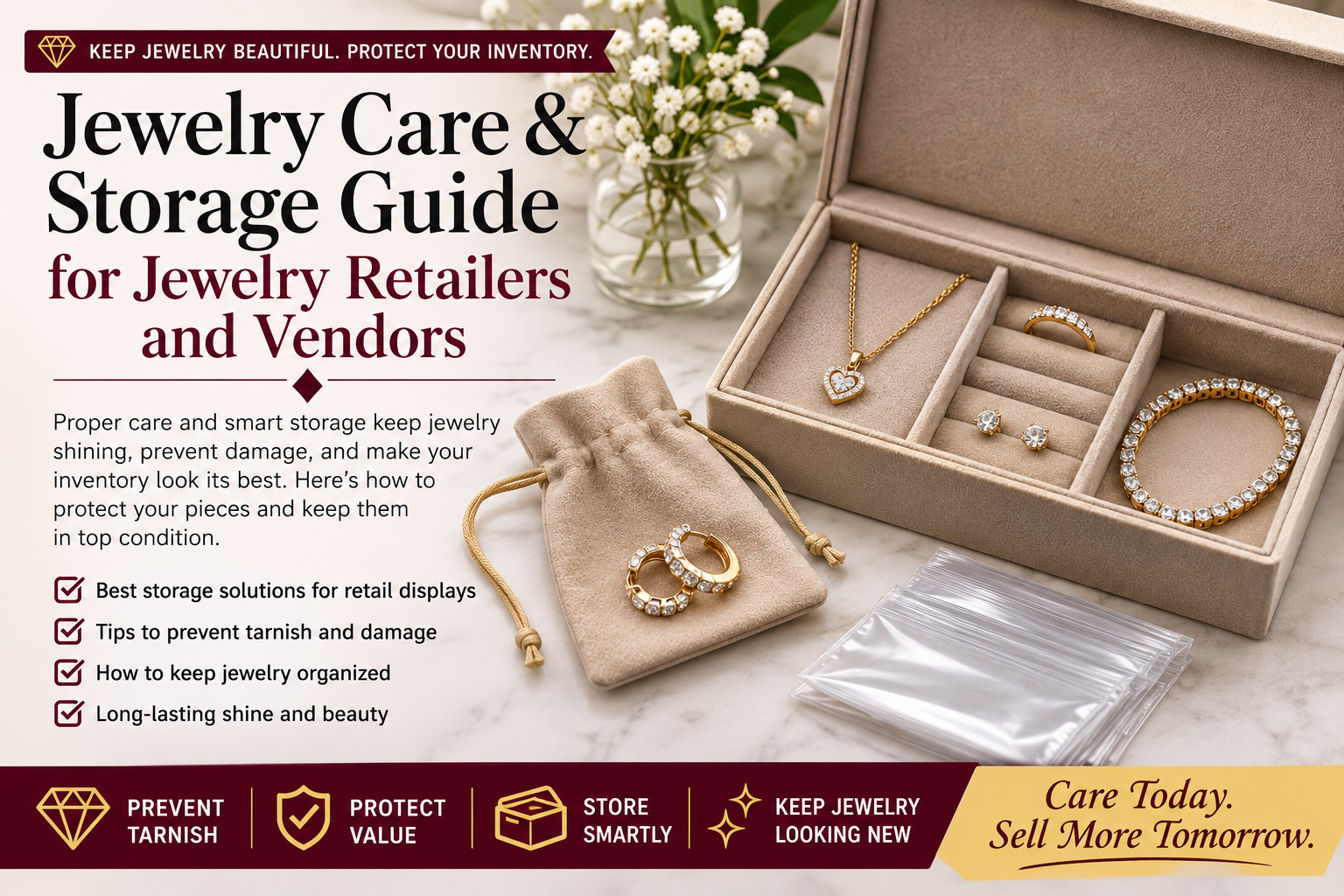 Jewelry Care & Storage Guide for Jewelry Retailers and Vendors