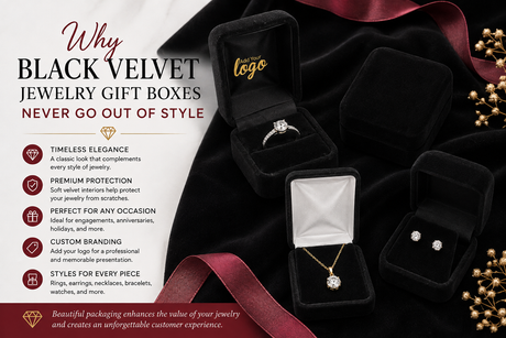 Why Black Velvet Jewelry Gift Boxes Never Go Out of Style