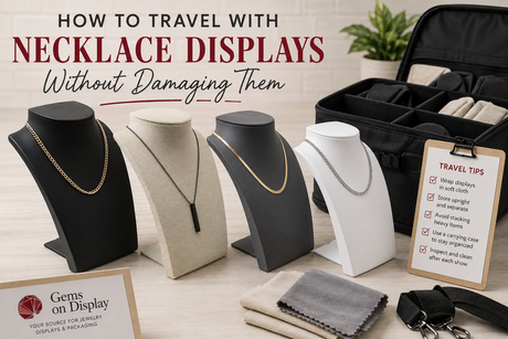 How to Travel with Necklace Displays Without Damaging Them