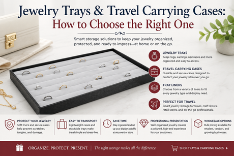 Jewelry Trays & Travel Carrying Cases: How to Choose the Right One