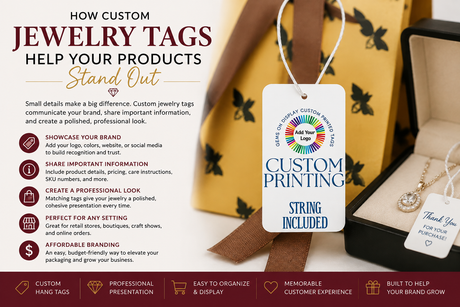 How Custom Jewelry Tags Help Your Products Stand Out
