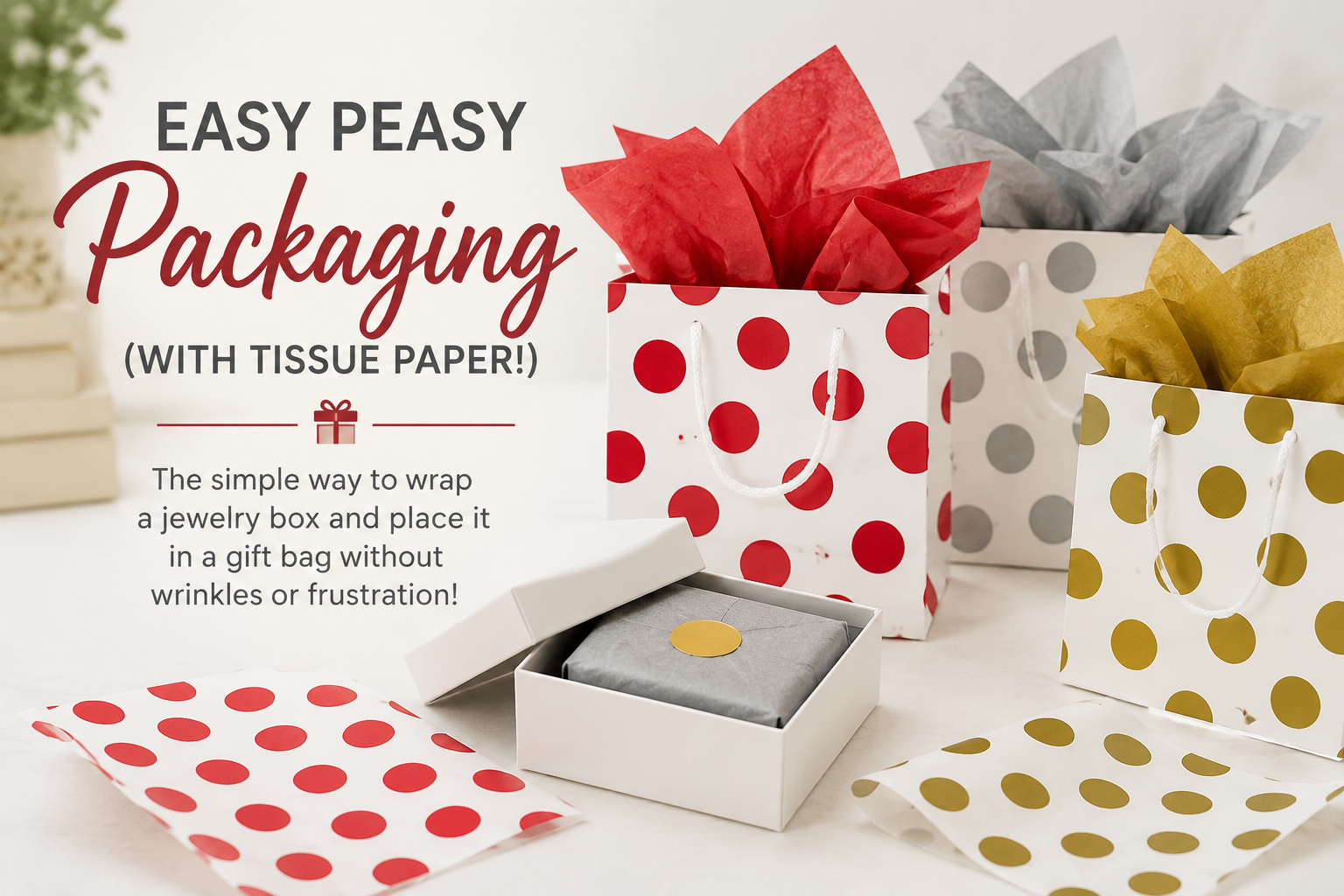 How to Wrap a Jewelry Box with Tissue Paper Like a Pro