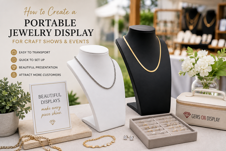 How to Create a Portable Jewelry Display for Craft Shows and Events