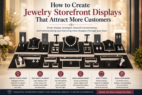 How to Create Jewelry Storefront Displays That Attract More Customers