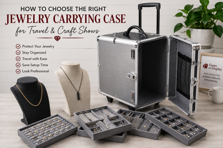 How to Choose the Right Jewelry Carrying Case for Travel and Craft Shows
