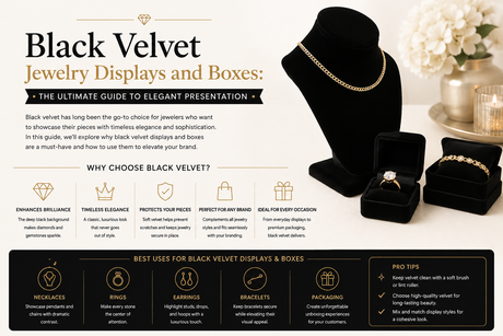 Black Velvet Jewelry Displays and Boxes: The Ultimate Guide to Elegant Presentation