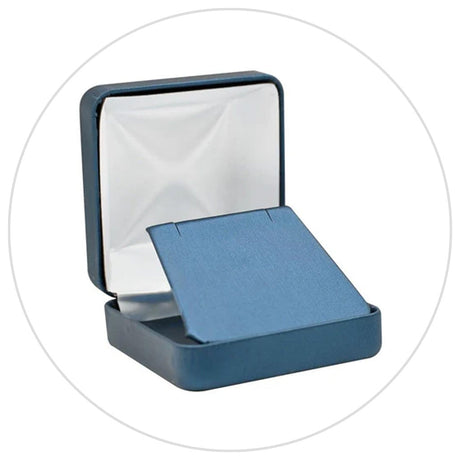 Blue Leatherette Jewelry Boxes