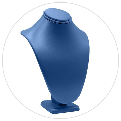 Blue Leatherette Jewelry Displays