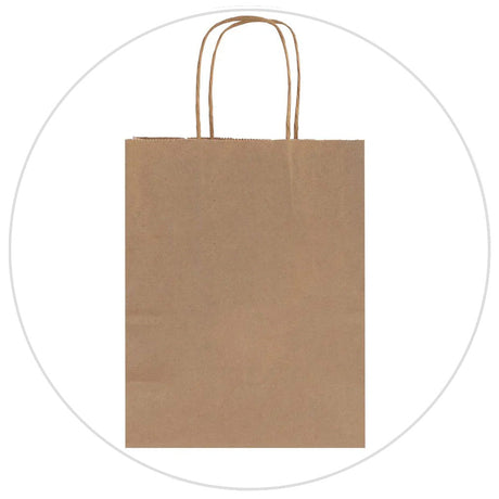 Brown Kraft Shopping Bags