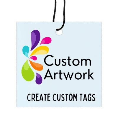 Shimmer Blue Hang Tags
