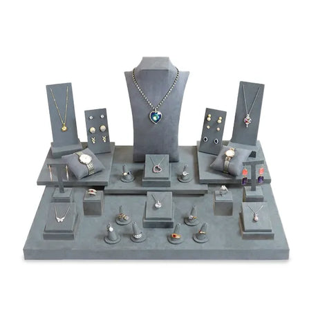 Grey Jewelry Display Sets