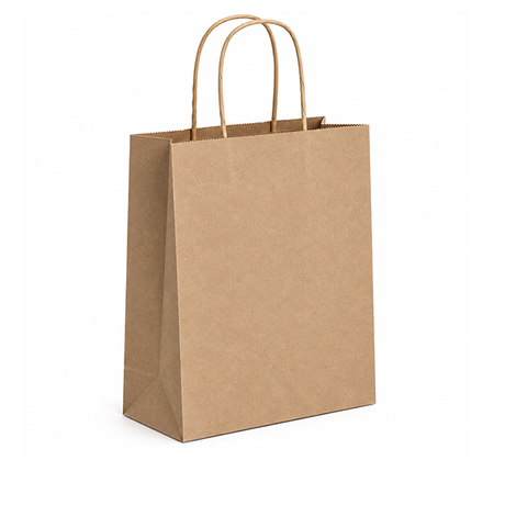 Brown Kraft Shopping Bags