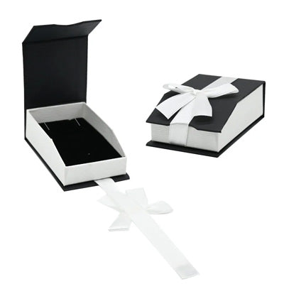 Black Ribbon Jewelry Boxes