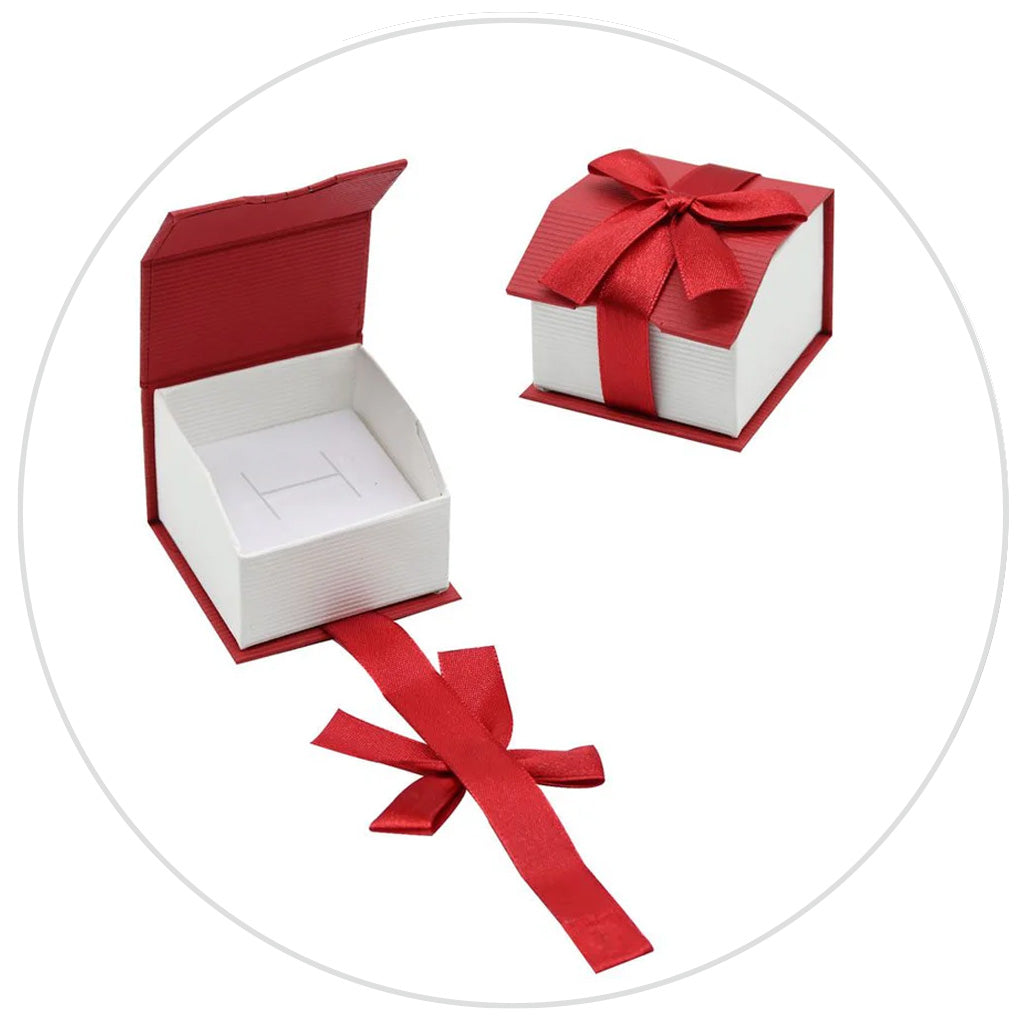 Red Gift Boxes with Ribbons | Wholesale Magnetic Gift Boxes