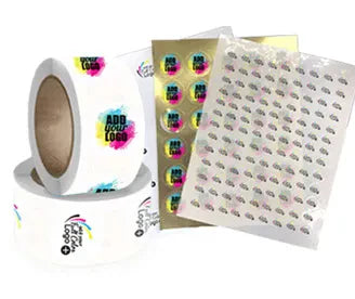 Small & Large Batch Custom Label Stickers | Gems On Display