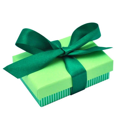 Green Stripe Ribbon Boxes