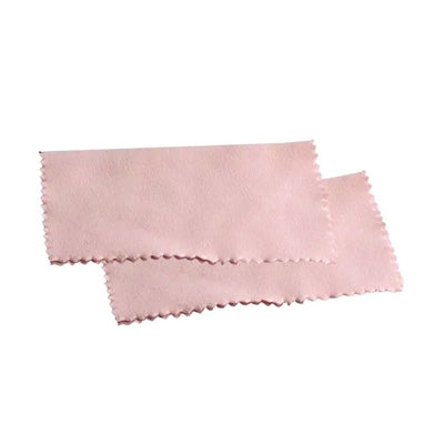 Jewelry cleaner, silver polish cloths, repair envelopes and jewelry pins.