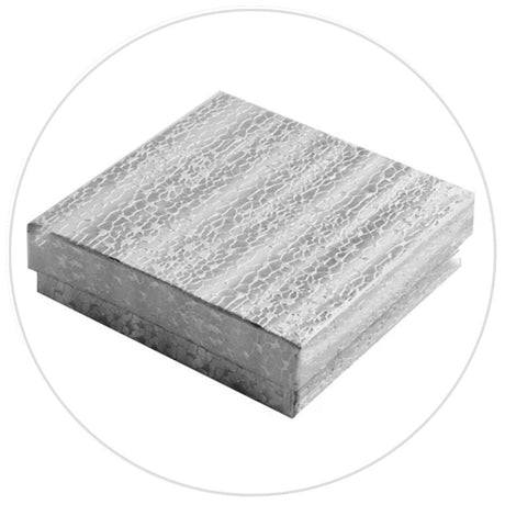 Silver Cotton Filled Boxes
