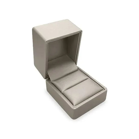 Silver Luna Leatherette Jewelry Boxes