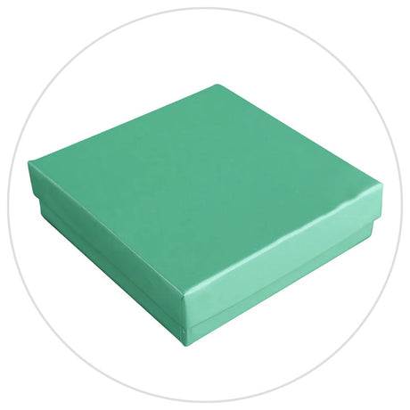 Teal Cotton Filled Gift Boxes