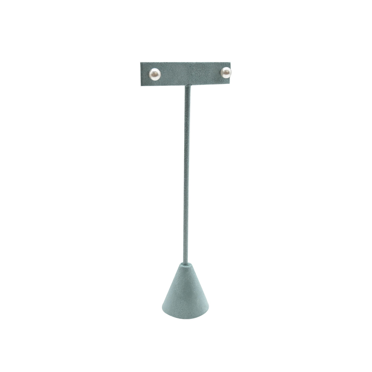 Blue Suede Earring T-Stand Display - 5-3/4" Tall