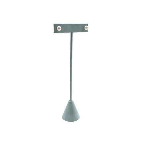 Blue Suede Earring T-Stand Display - 5-3/4" Tall