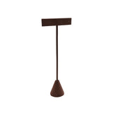 Brown Suede Earring T-Stand Display - 5-3/4" Tall
