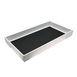 White Leatherette Full-Size Jewelry Tray - 1" Deep