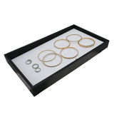 Stackable Jewelry Tray-Black-Full Size-1-1/2"