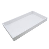 Stackable Jewelry Tray-White-Full Size-1-1/2"